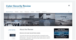 Desktop Screenshot of cybersecurity-review.com
